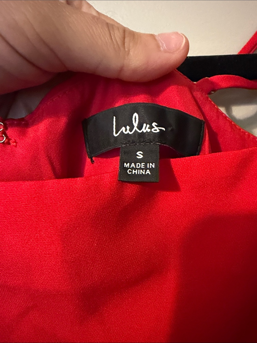 Lulus Red Spaghetti-Strap Ruffle Mini Dress - Picture 4 of 4